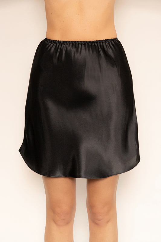 Essentials 19" SATIN HALF SLIP